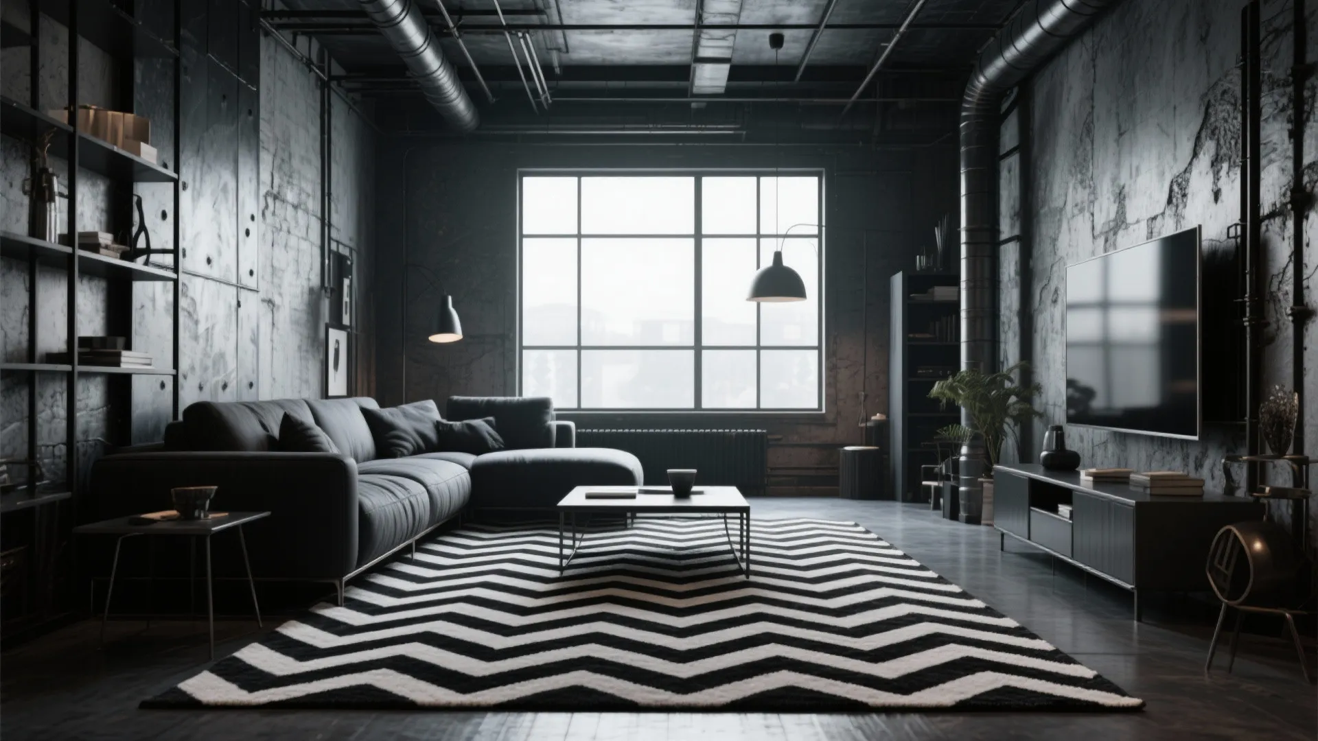 5. Bold Monochrome Contrast