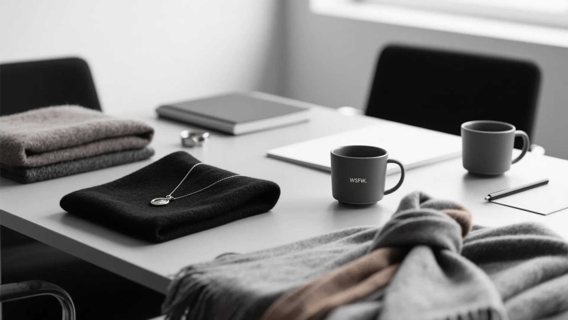 4. Minimalist Monochrome Crew