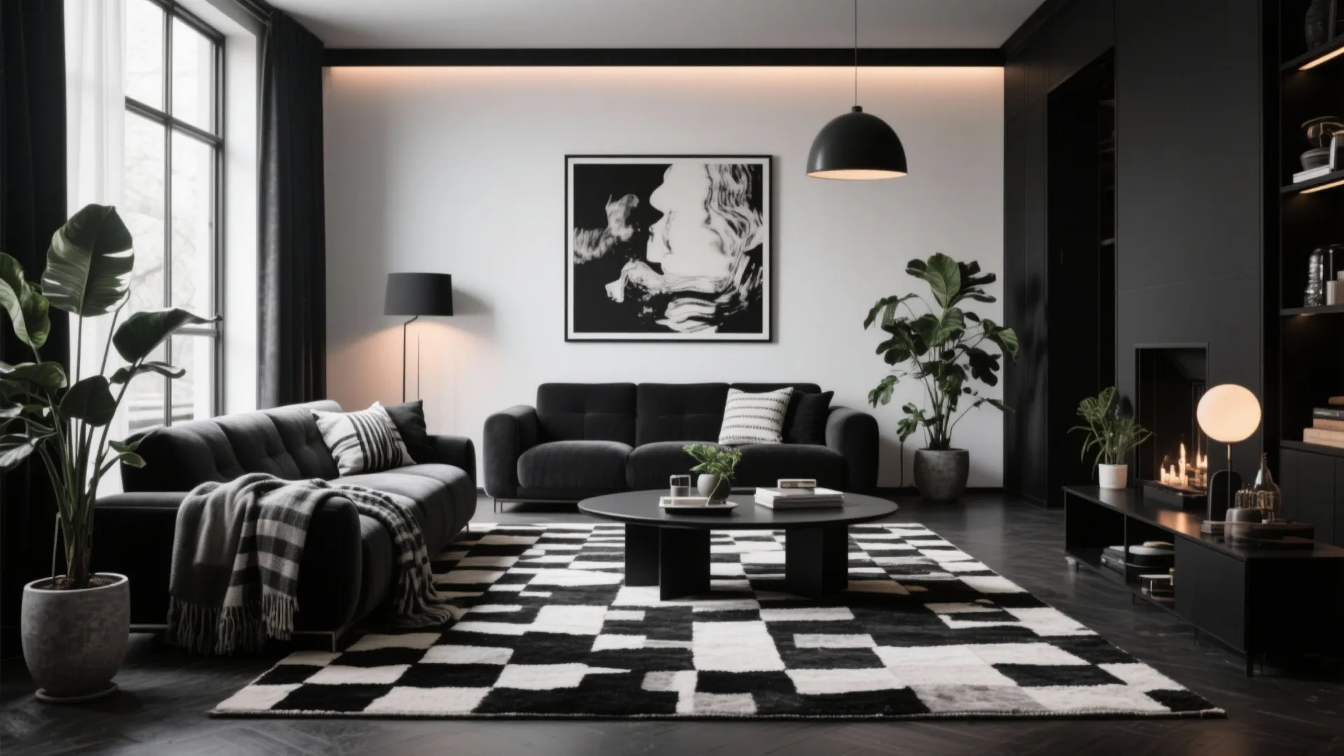 3. Monochrome Elegance