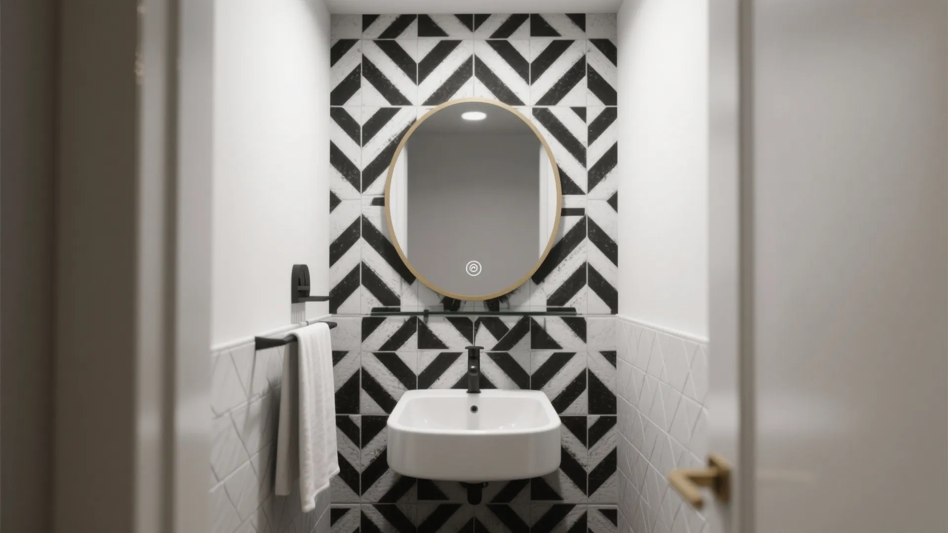 1. Monochrome Geometrics