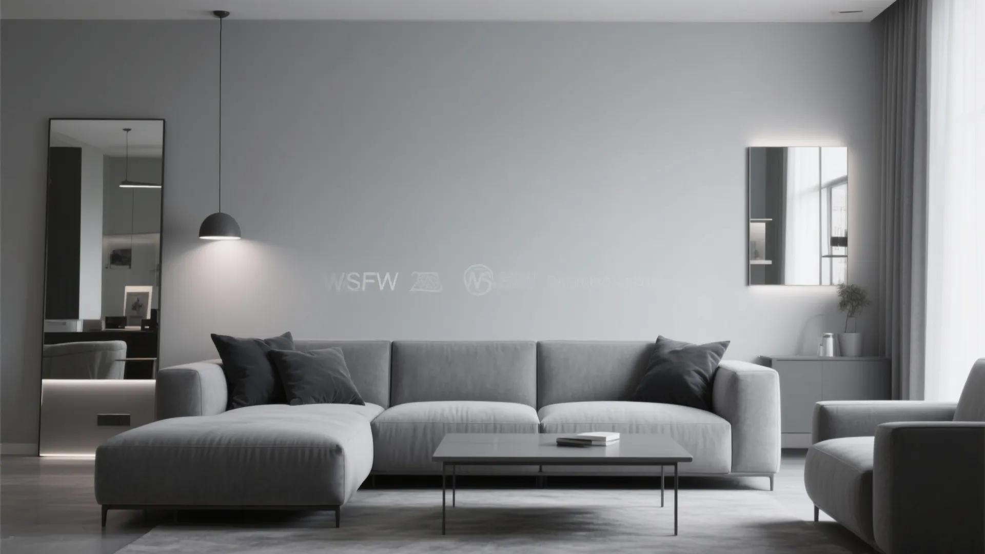 3. Monochrome Grey Palette