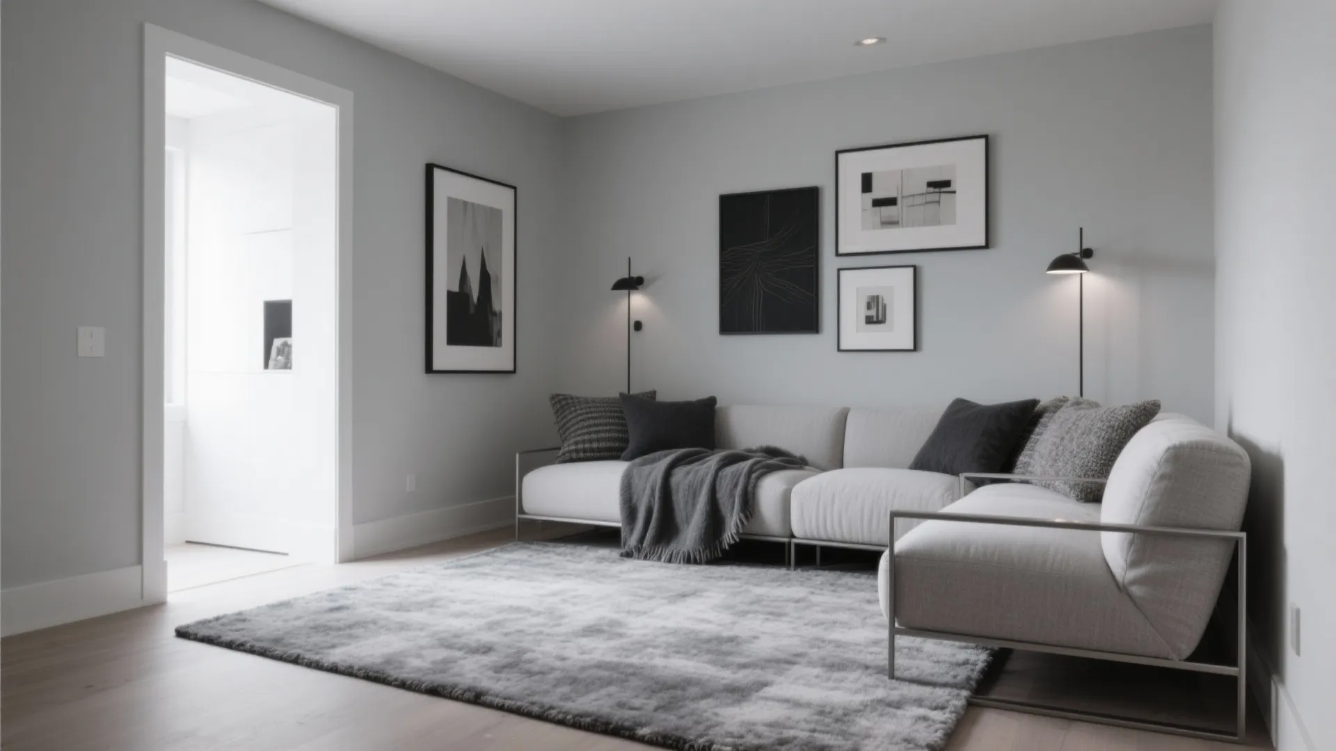 Monochrome Greyscale Layering