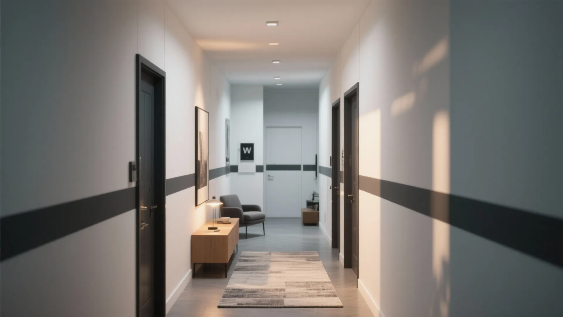 Minimalist Monochrome Accent