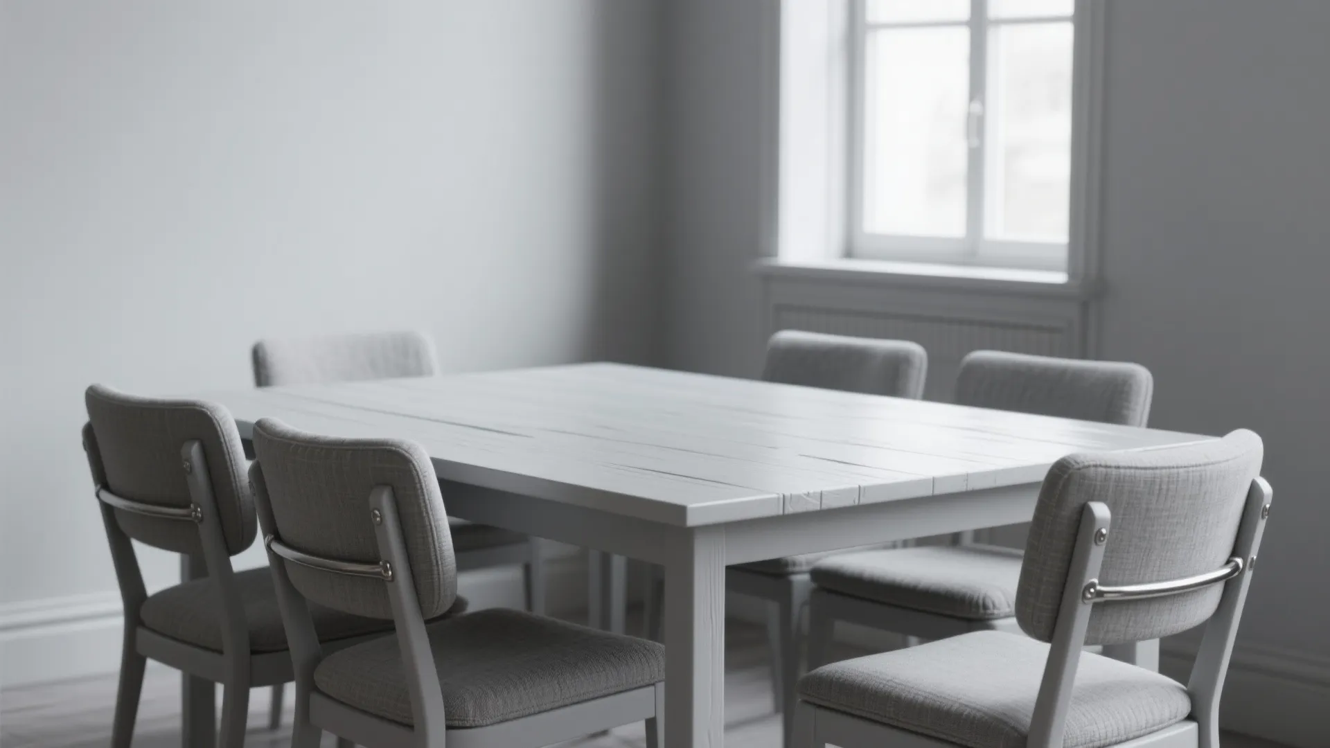 1. Monochrome Makeover with Accent Hardware