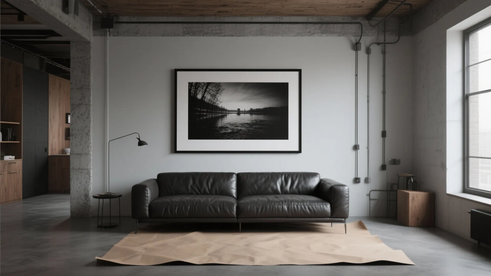 1. Large-scale monochrome photography