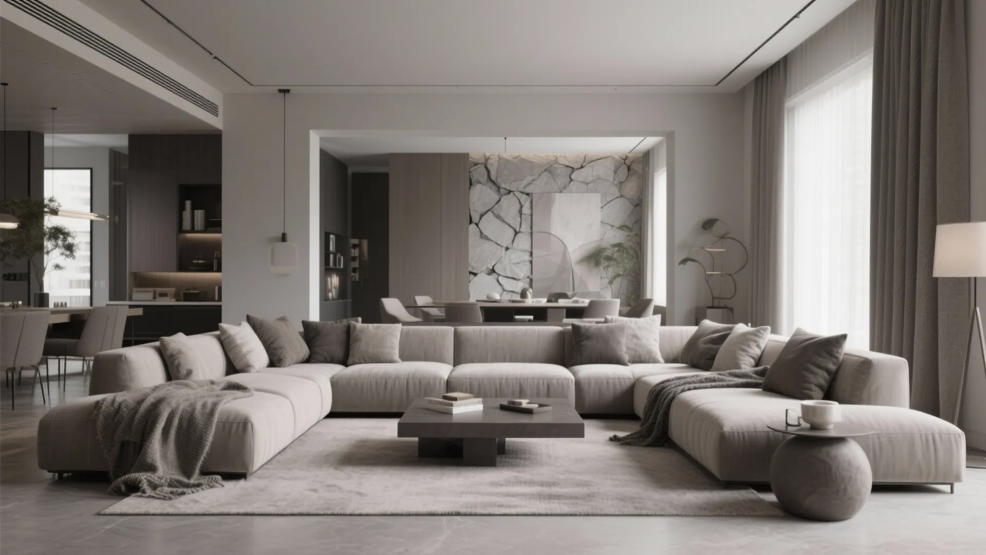 9. Monochrome Layering