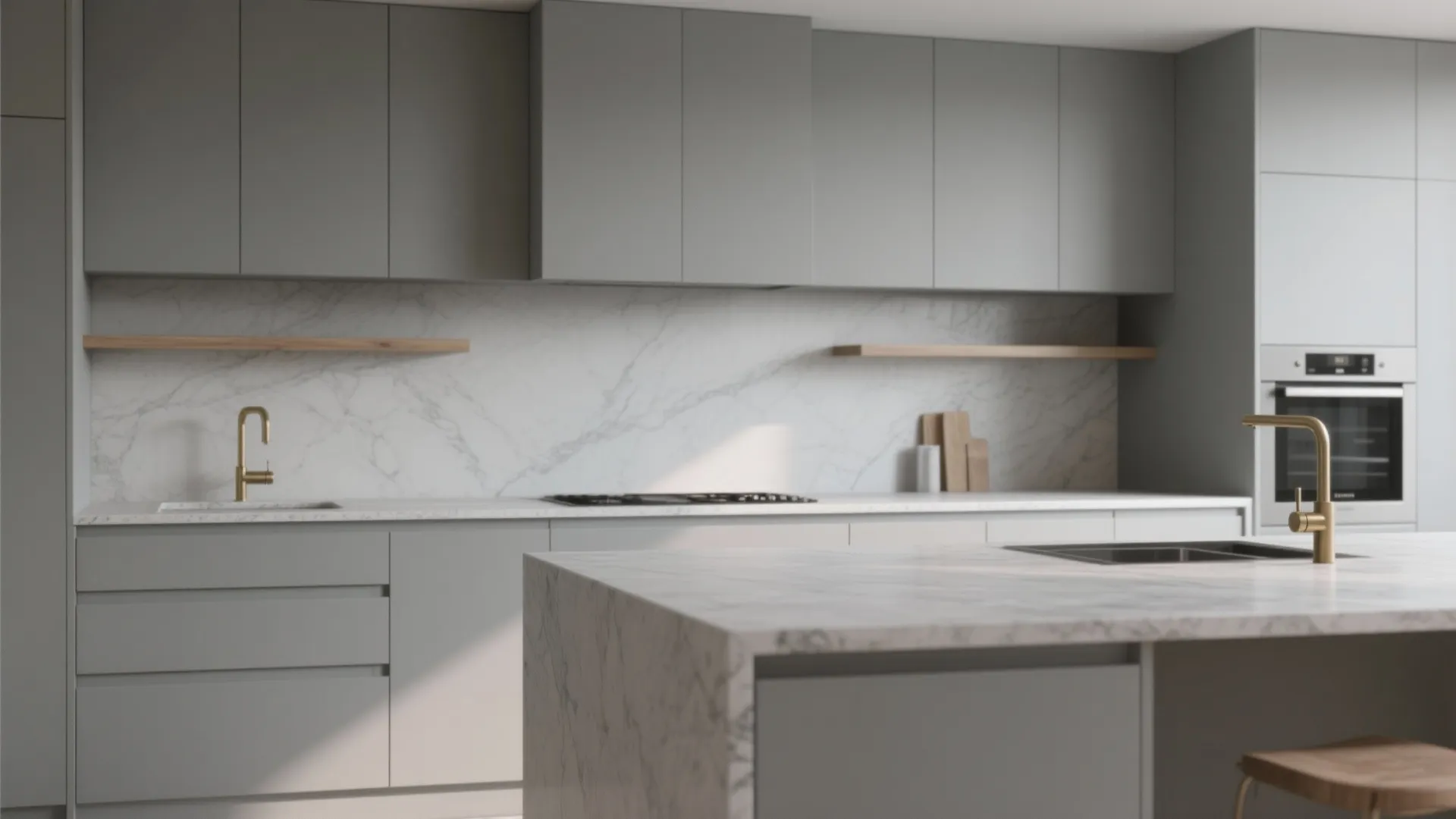 1. Monochrome Calm: All-over Light Gray