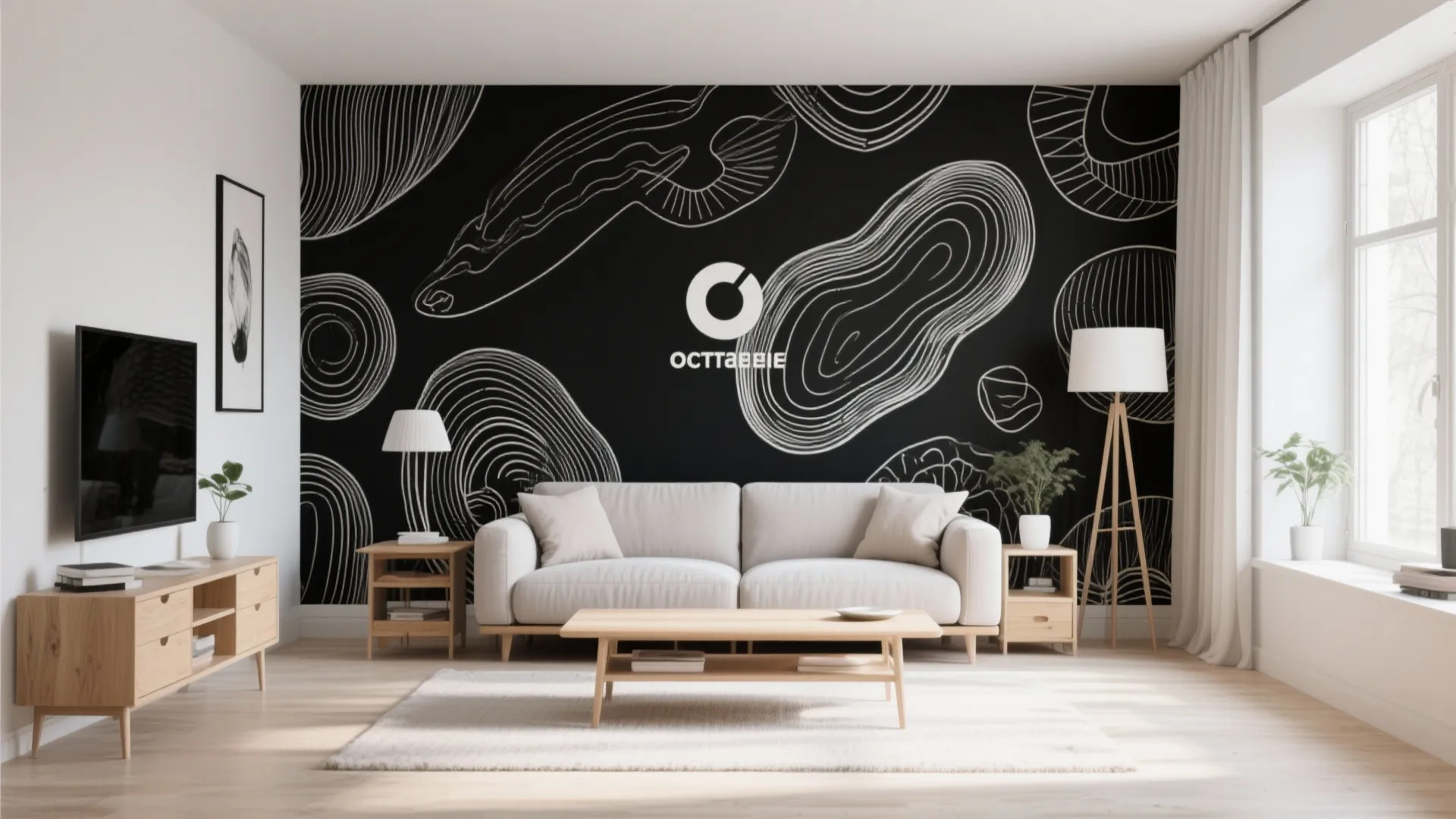 7. Minimalist Monochrome Lines