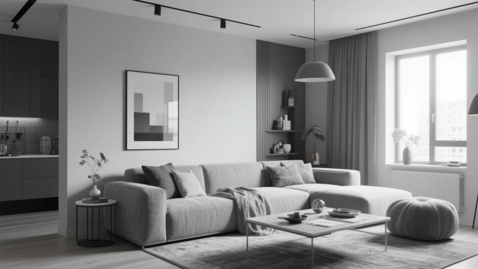 9. Monochrome Layering