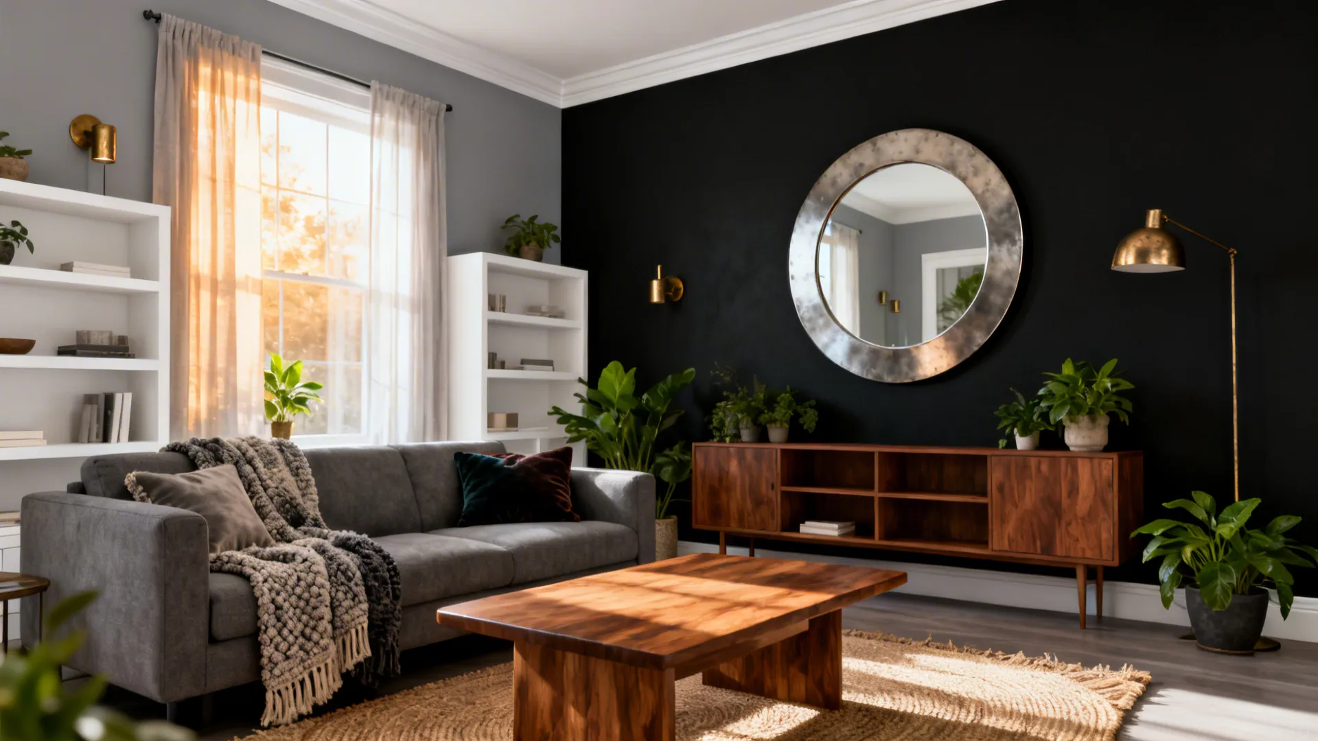 Black, Gray & White Living Room Ideas — 5 Creative Mixes