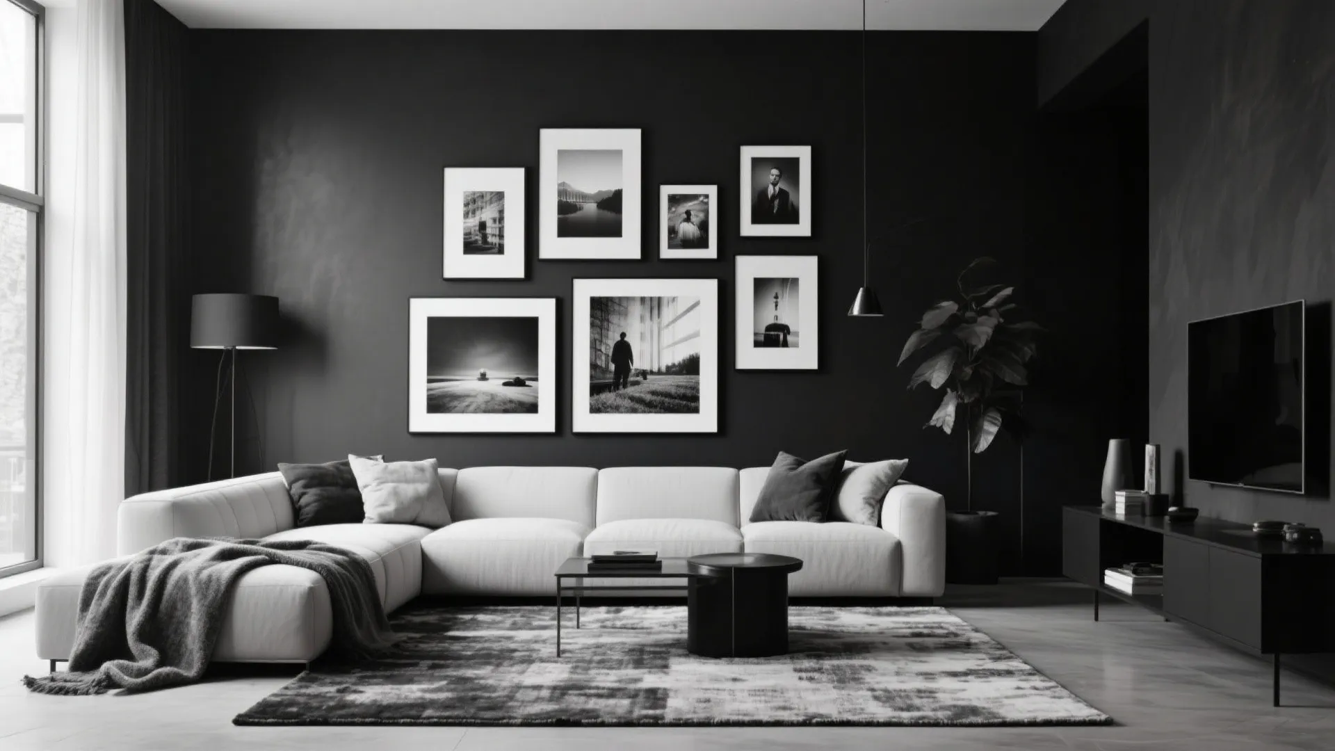 8. Monochrome Styling