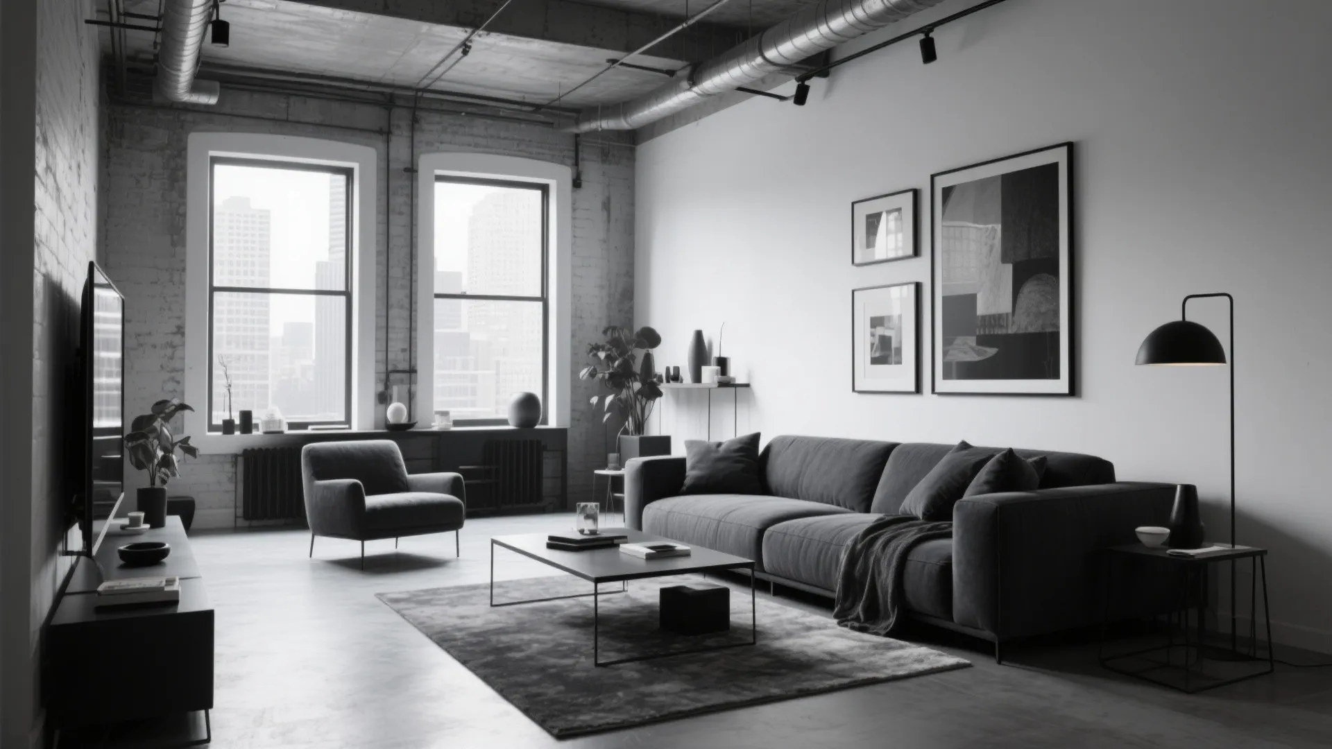 Monochrome Palette for a Sleek Mood