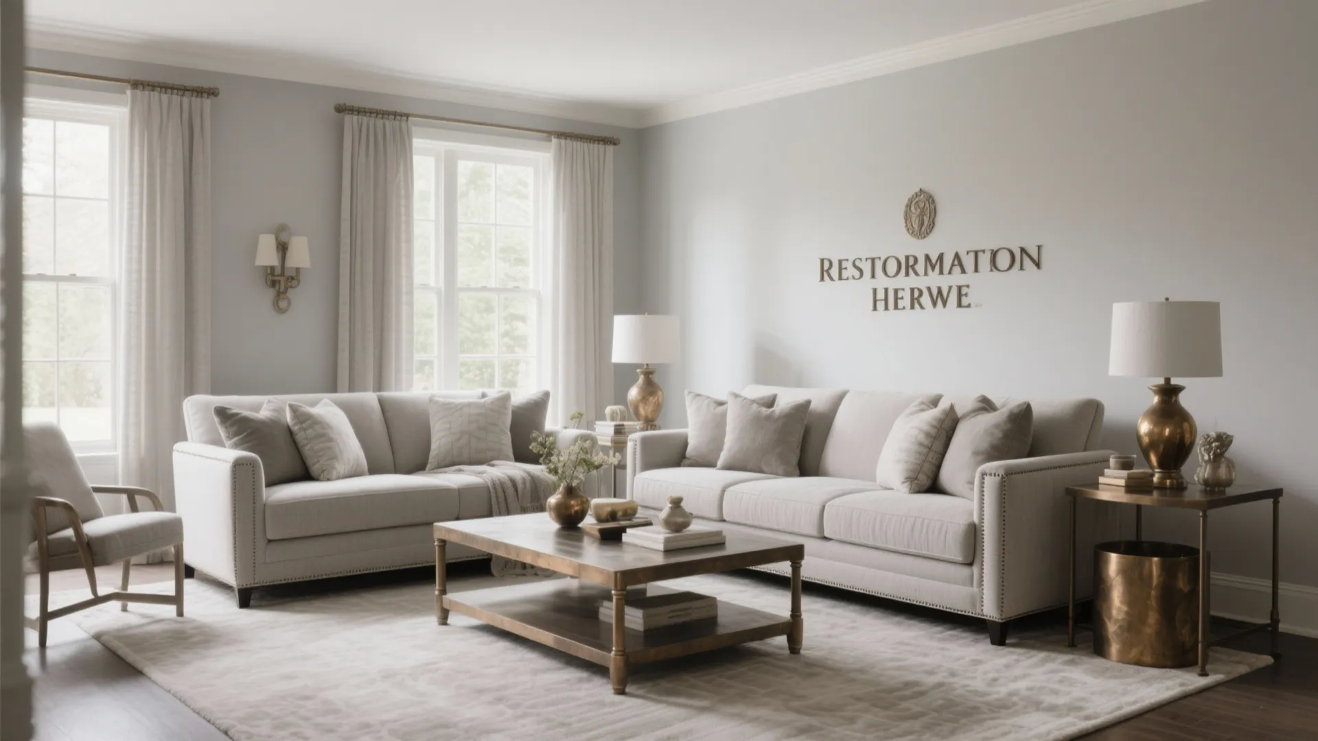 Monochrome Styling with Accent Metals