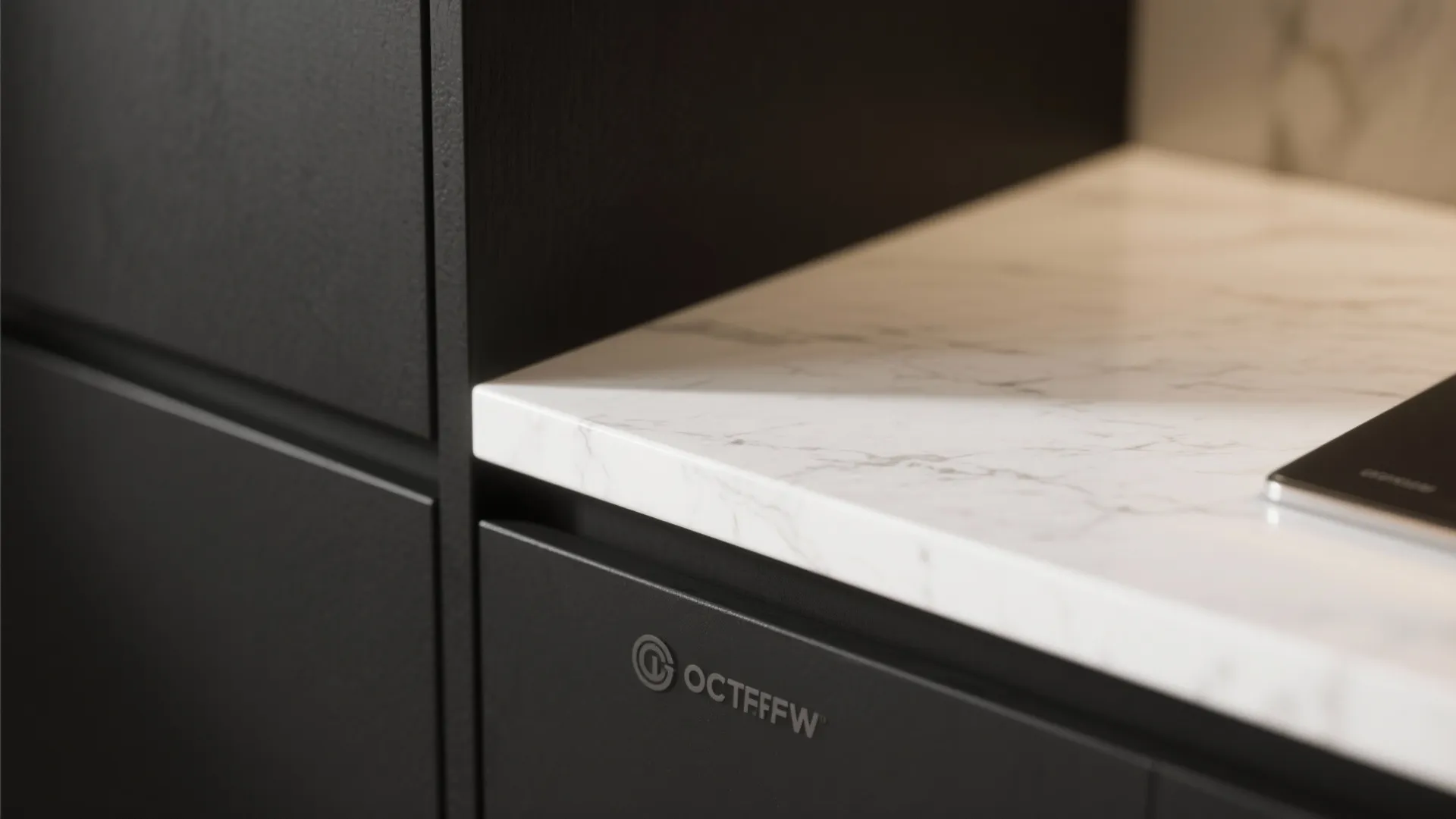 1. Monochrome Minimalism: Matte Black Base, Glossy White Top