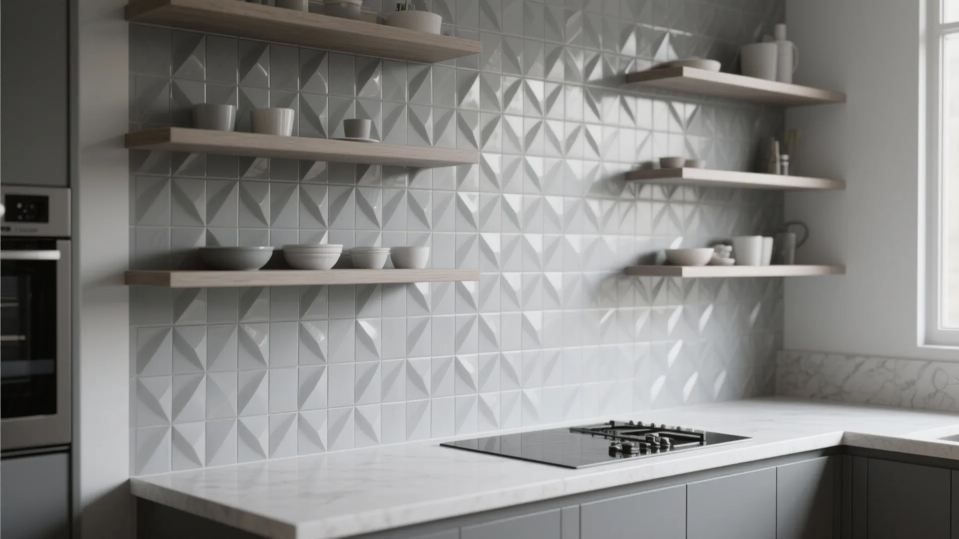 3. Monochrome geometric mosaics