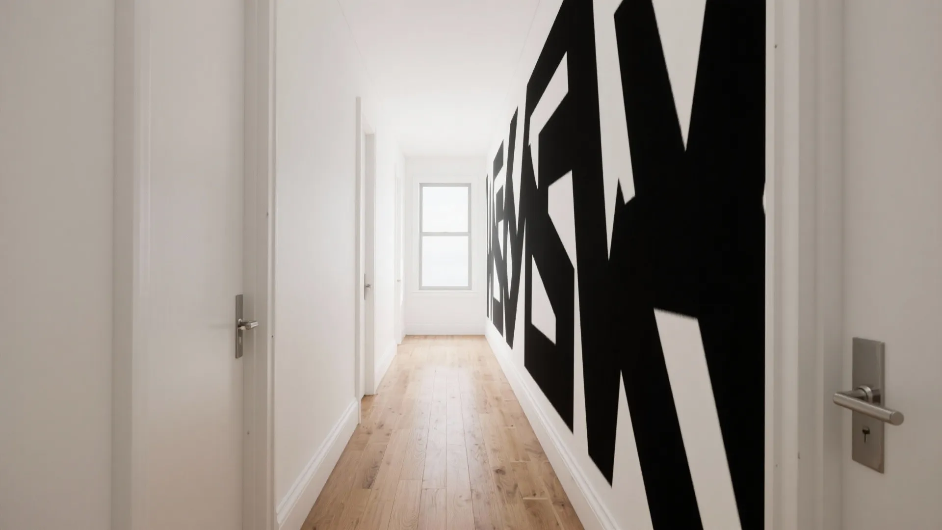 Graphic Monochrome Murals