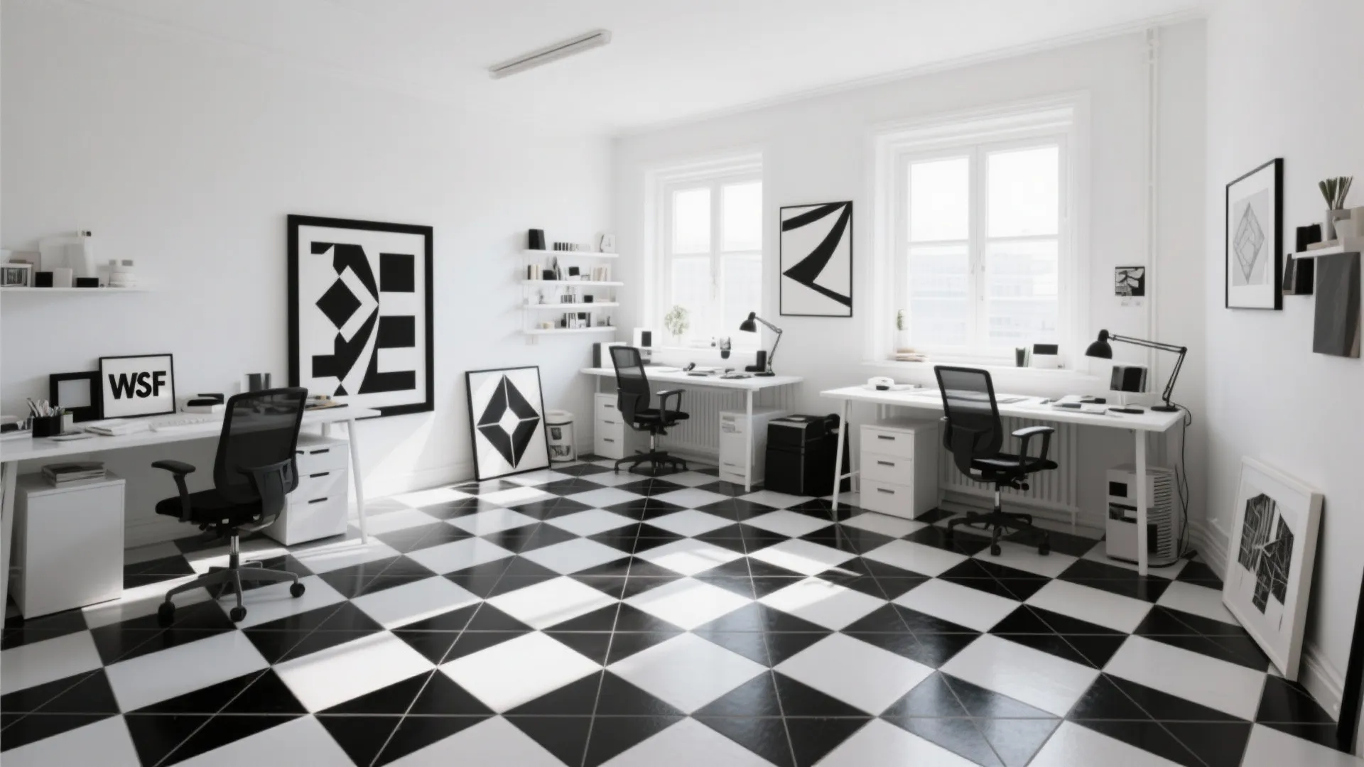 5. Monochrome Patterns for a Bold Statement