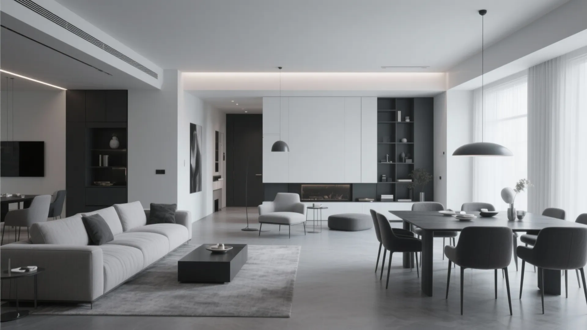 4. Monochrome Elegance