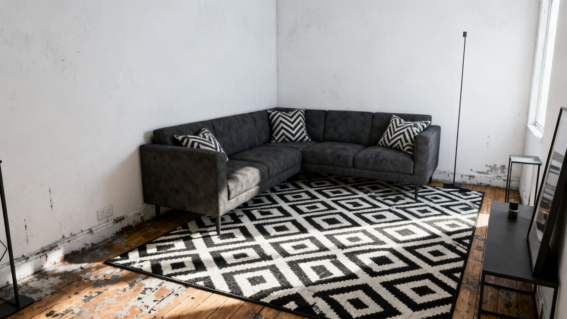 Grey Black White Living Room Feels Cold? 5 Fixes
