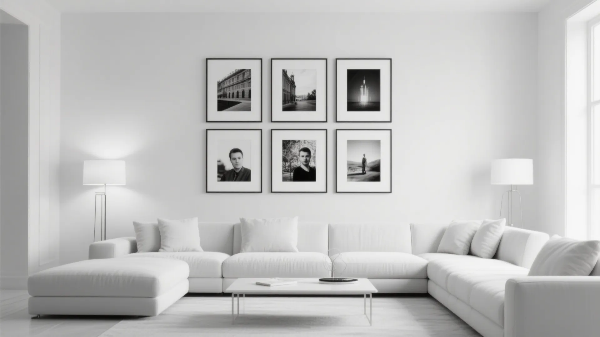 3. Monochrome Impact