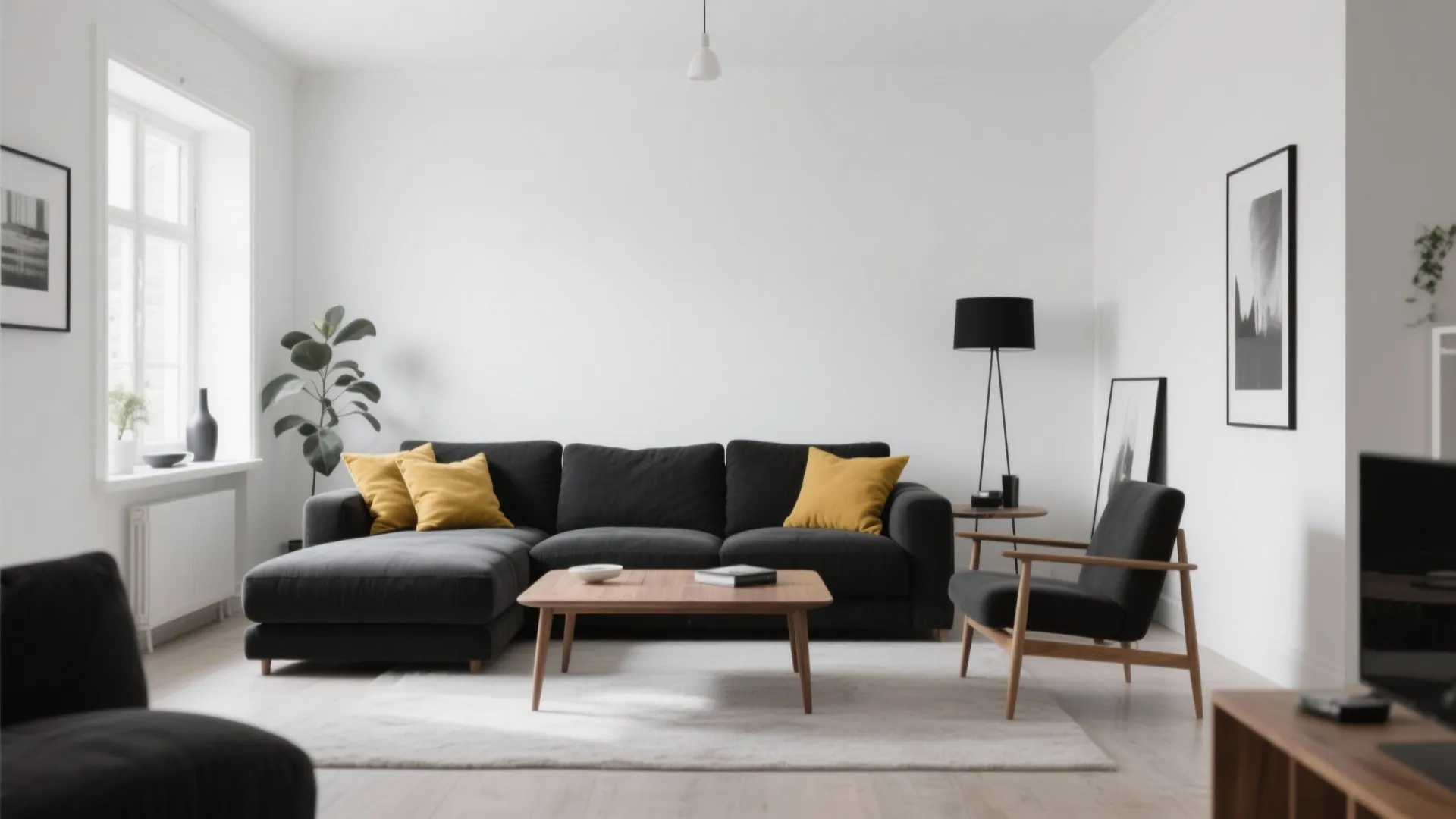 9. Monochrome with a Pop of Color