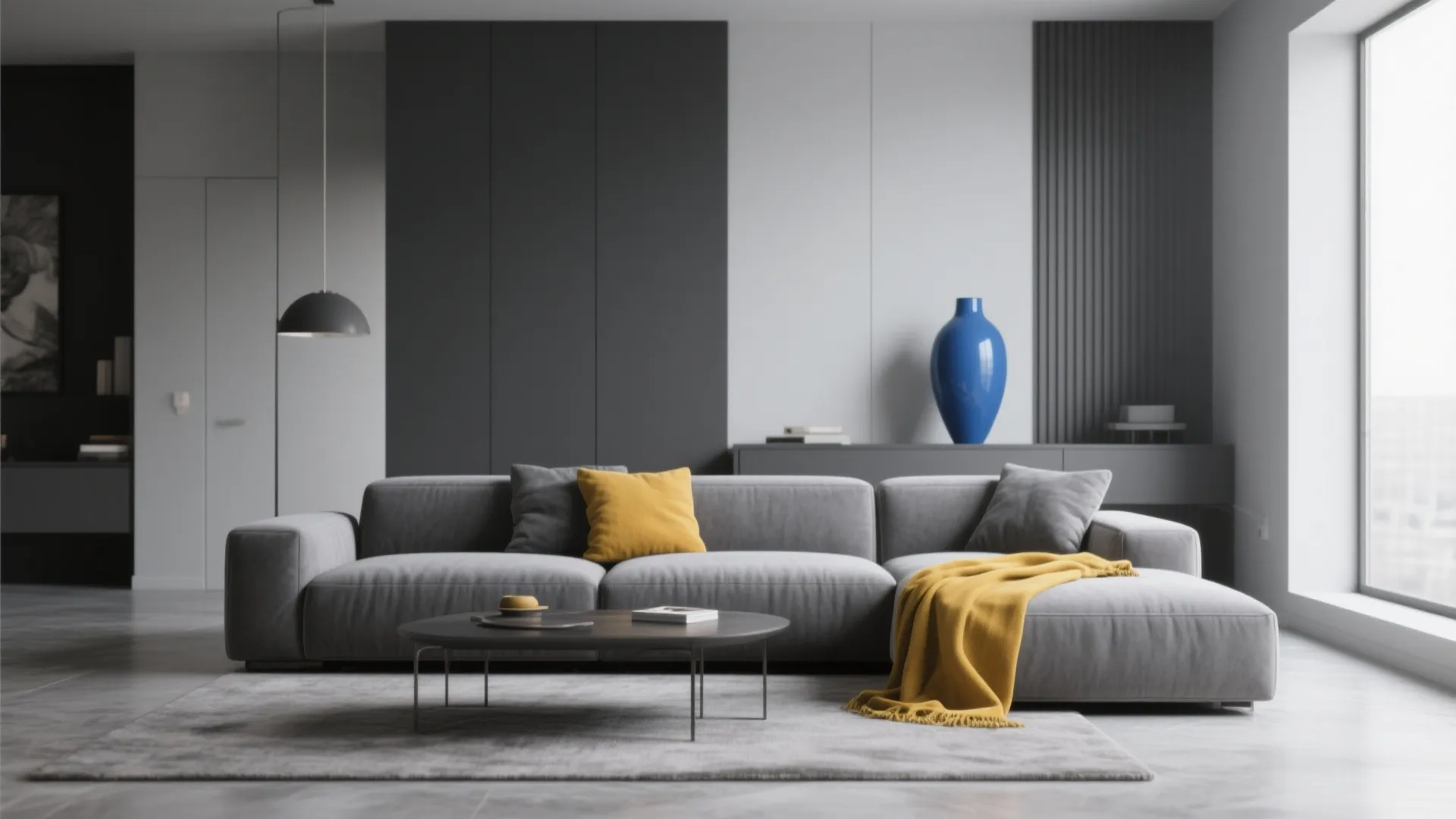 Monochrome with a Pop of Color