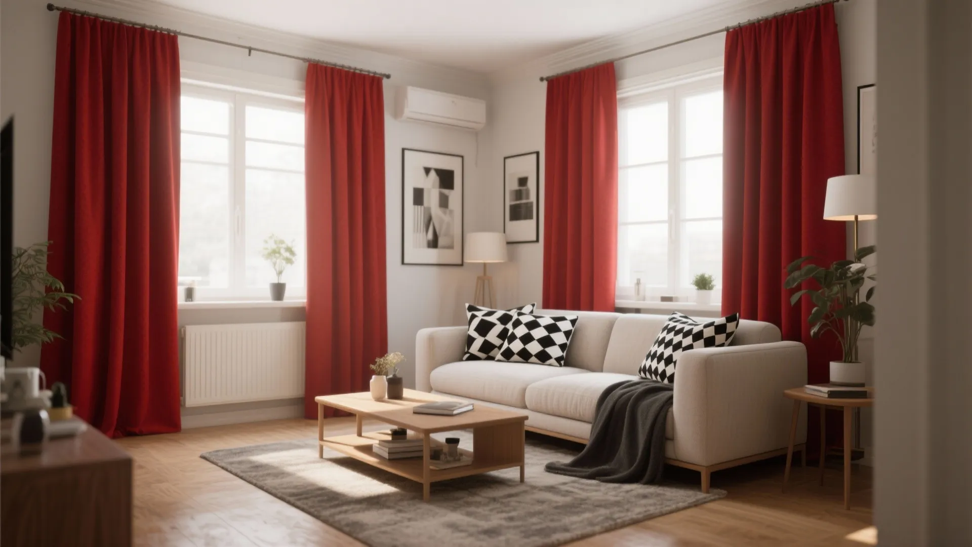 Balancing with monochrome patterns