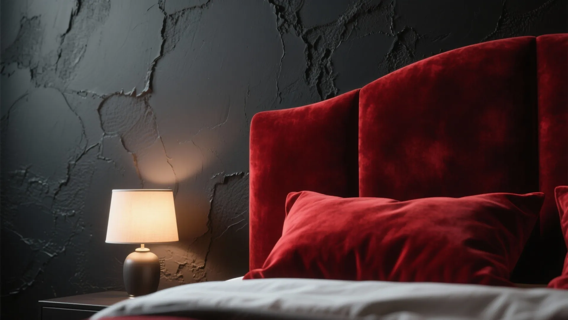 1. Moody Monochrome Base with Red Accents