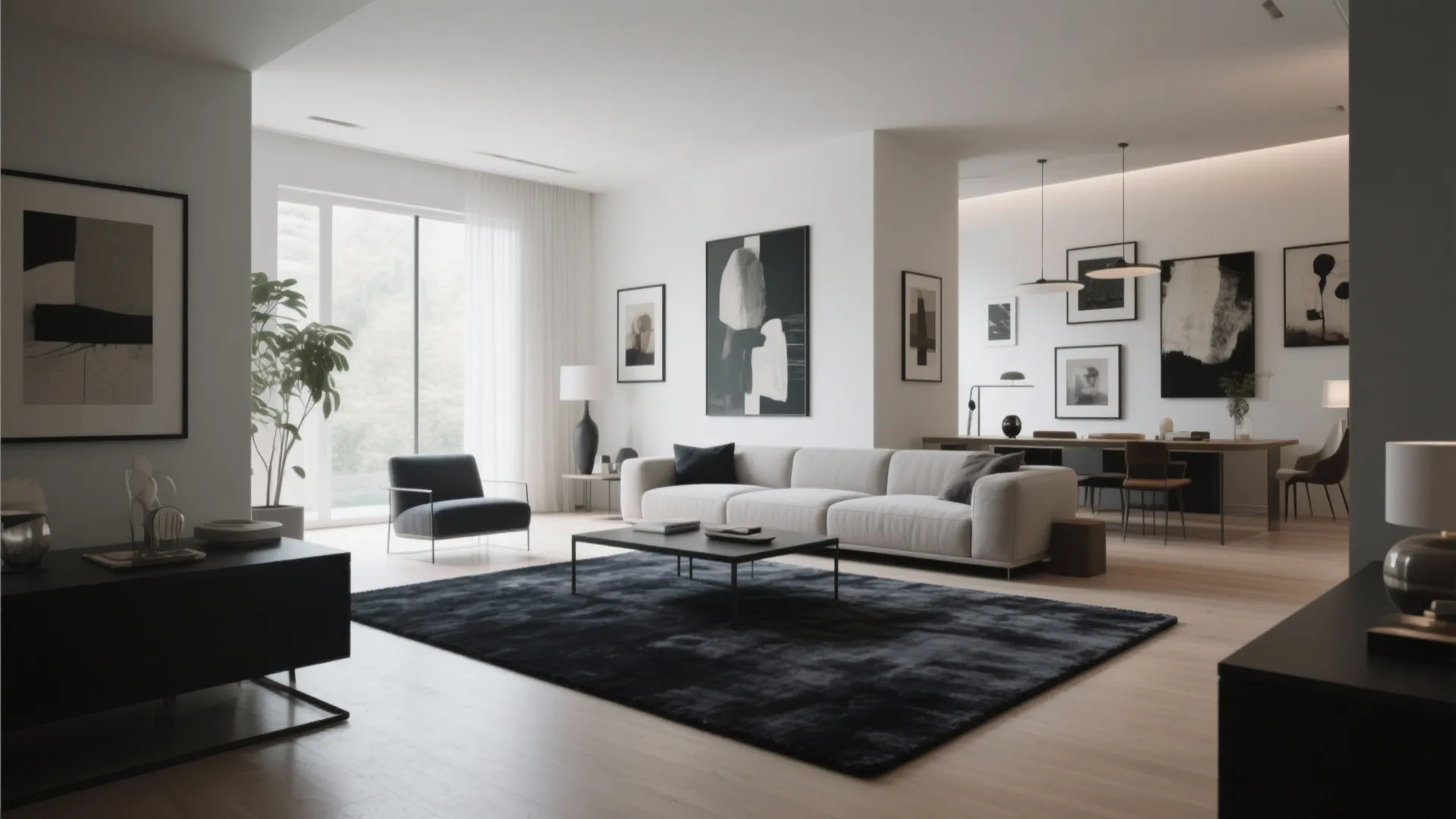 7. Monochrome Elegance