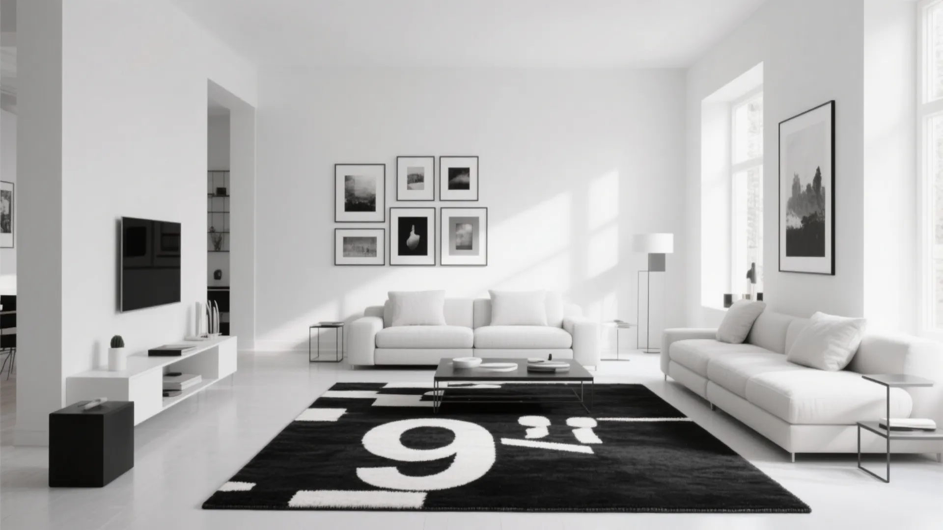 3. Monochrome Elegance