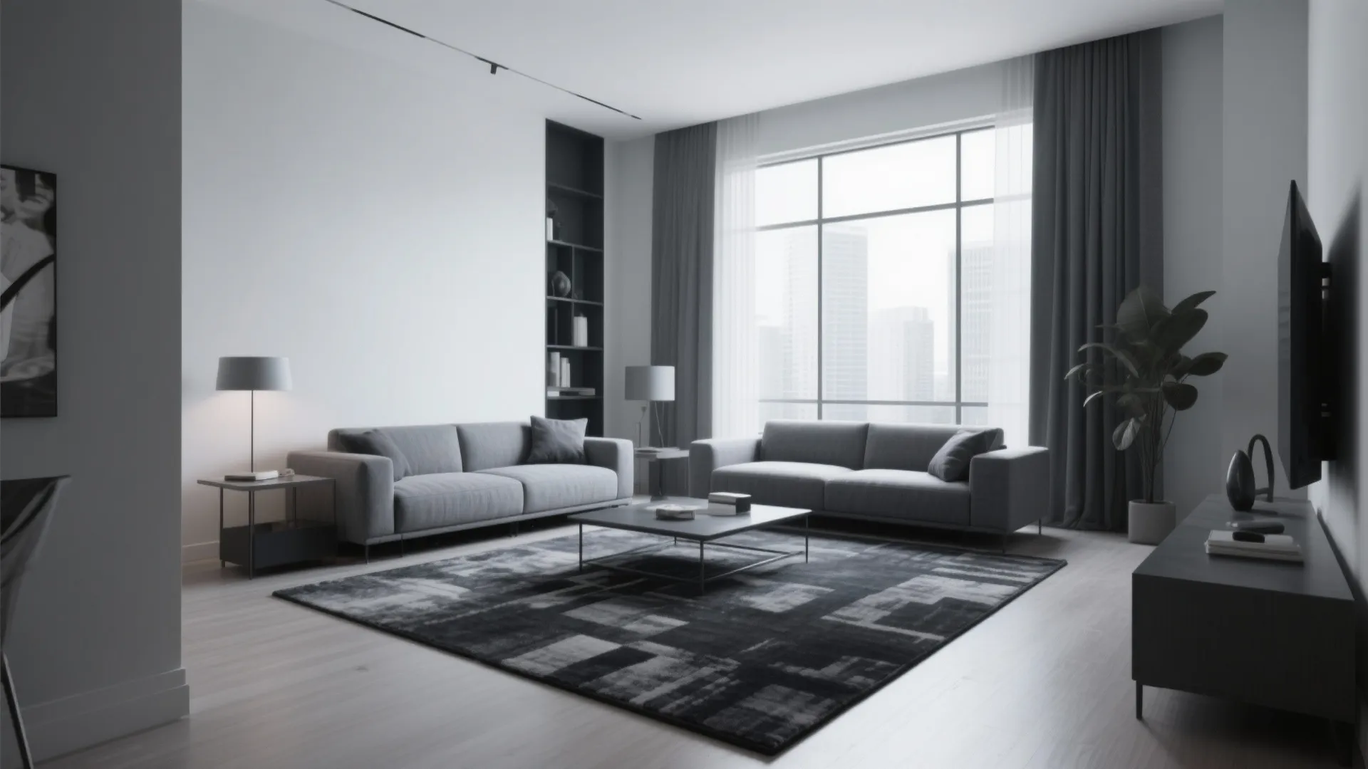 6. Monochrome Elegance