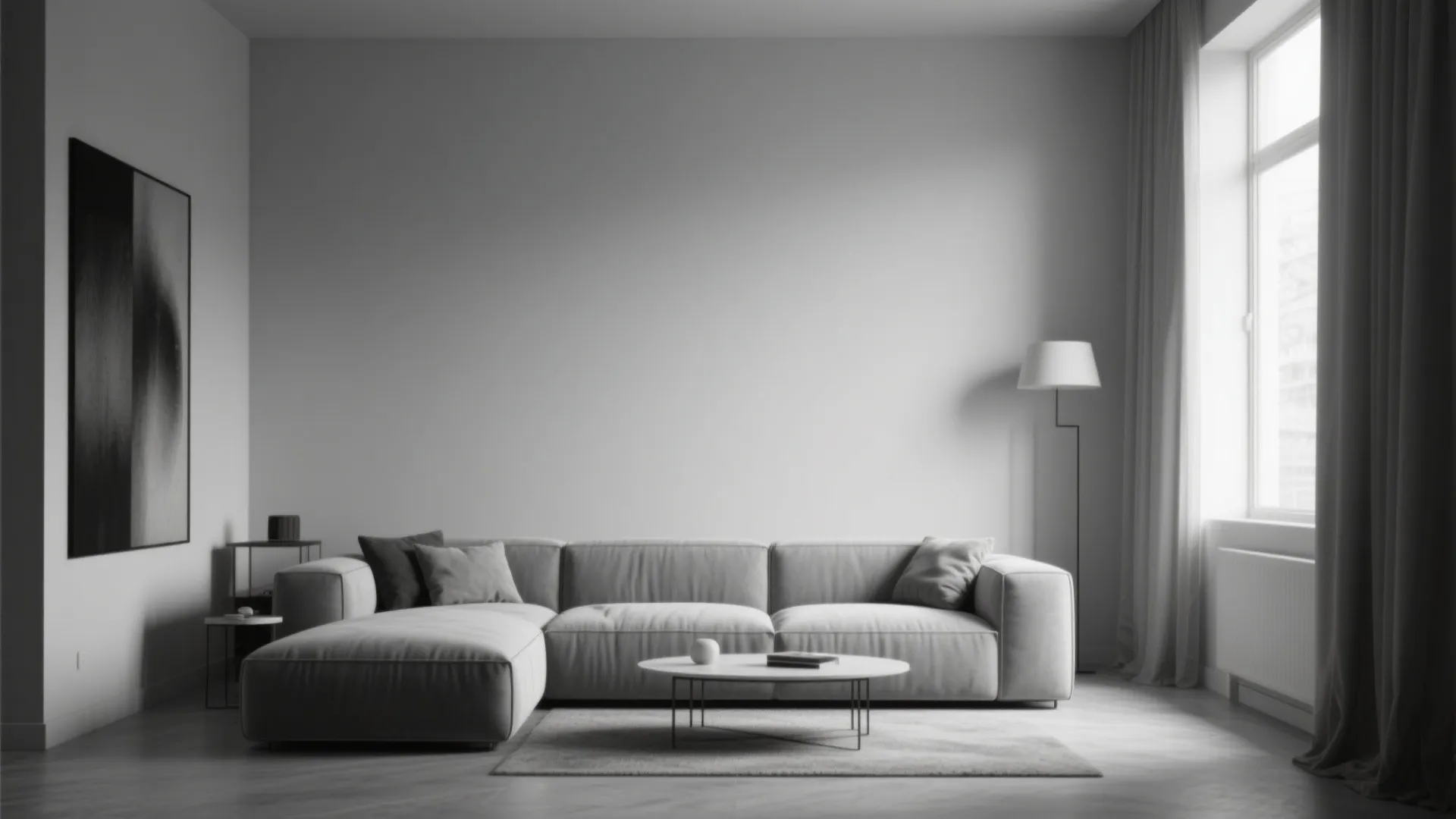 9. Matching Sectional and Wall Color