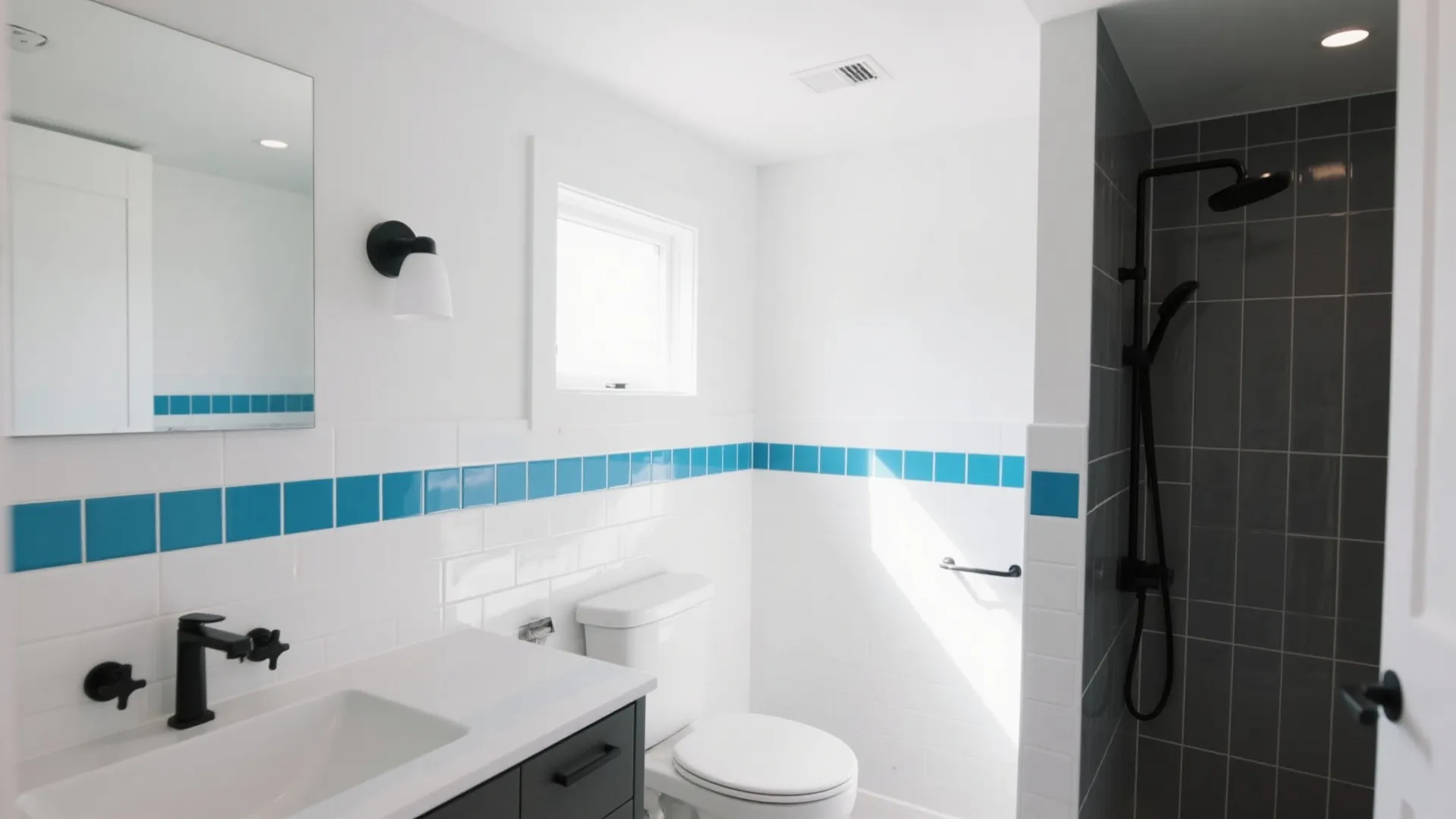 Monochrome Base with a Bold Accent Stripe