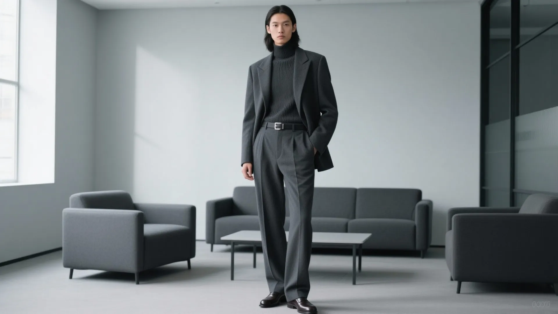 1) The Tailored Monochrome Set