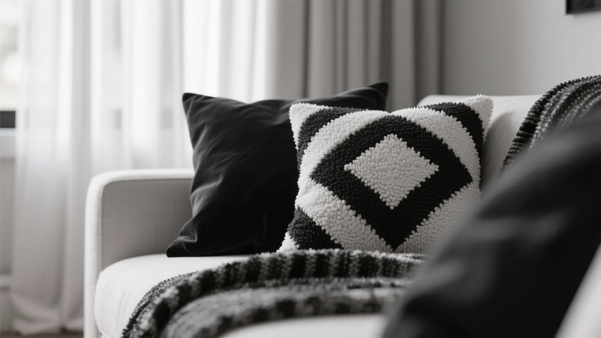 4. Layered Textiles in Monochrome
