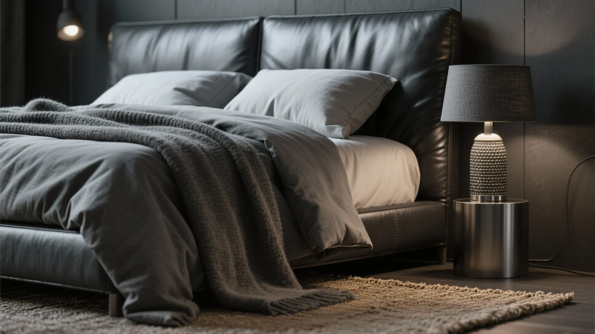 4. Monochrome Palette with Texture Play