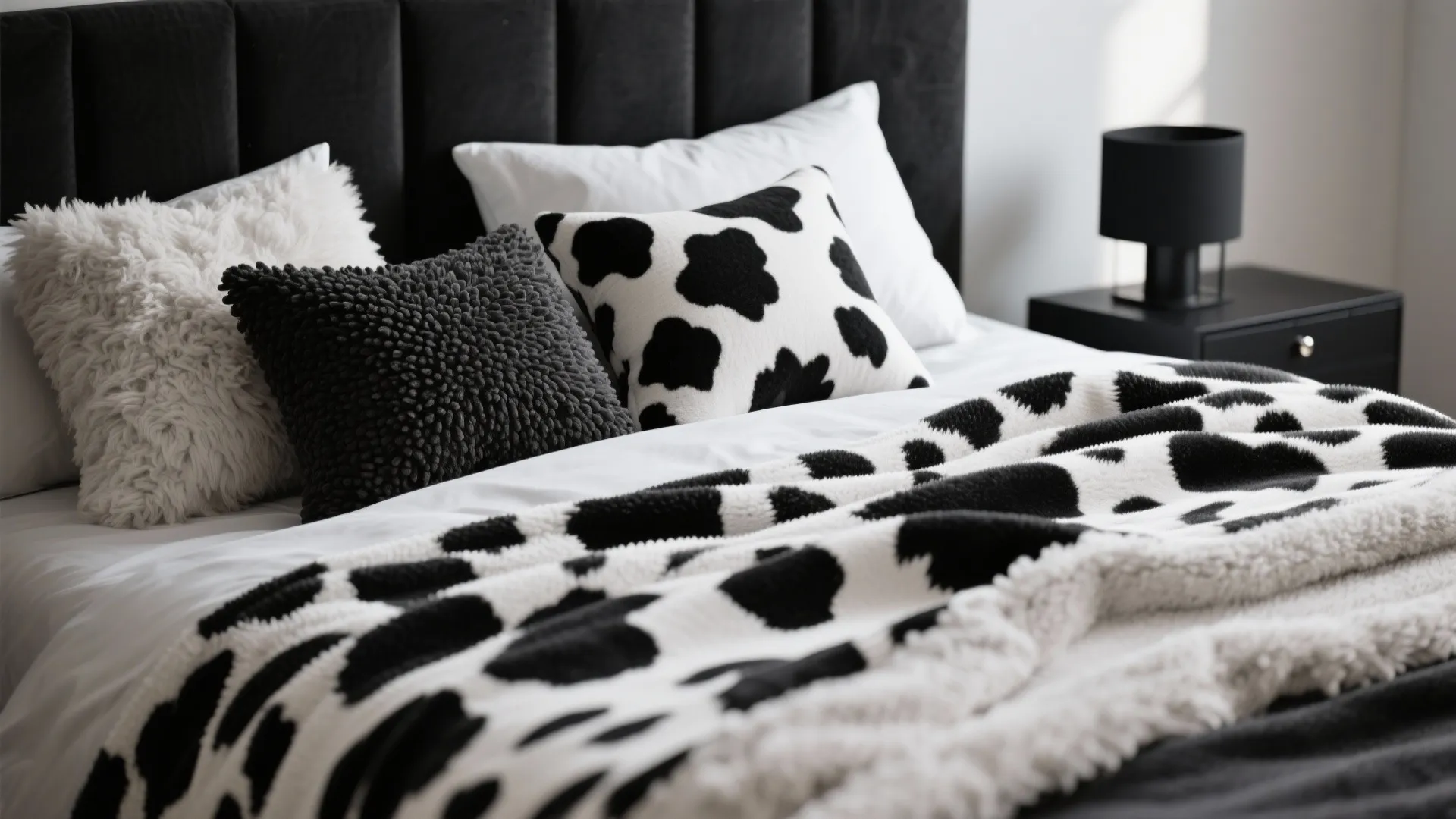 1. Monochrome Chic: Black & White with Texture