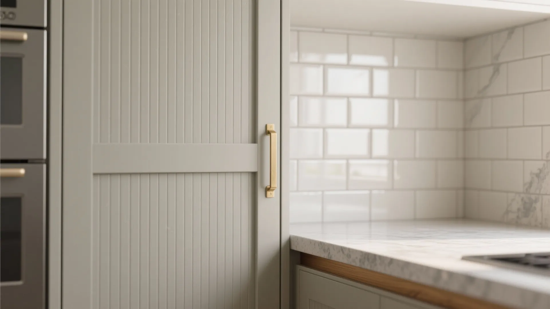 2. Monochrome neutral with textured surfaces