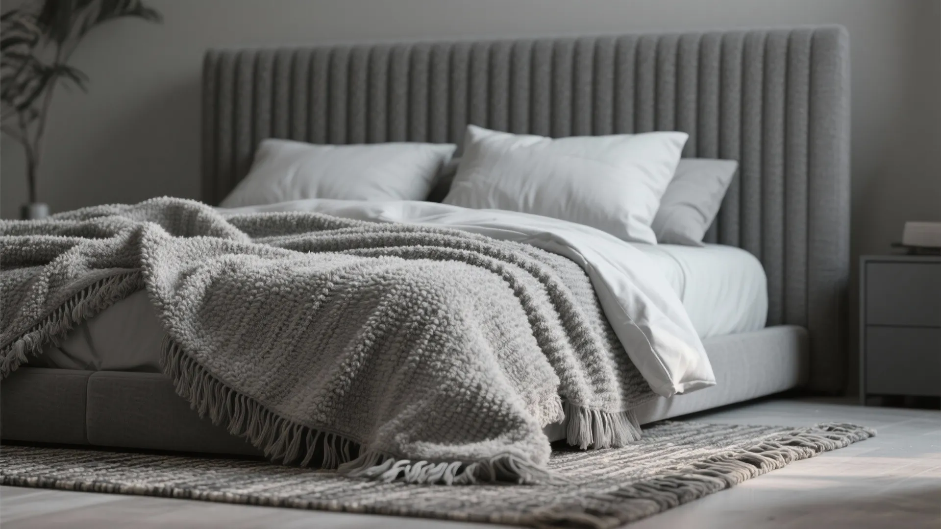 1. Monochrome Minimal with Texture