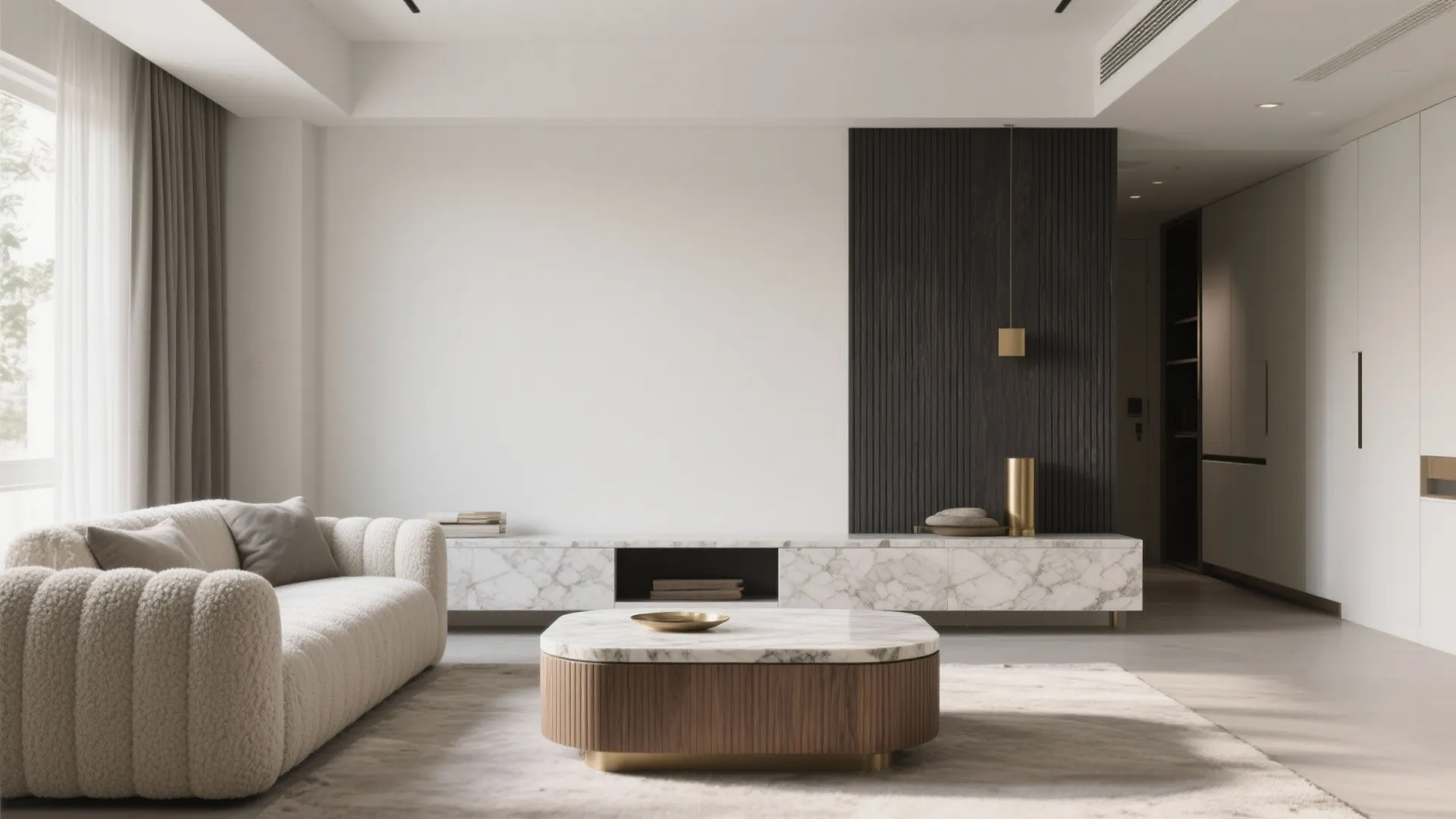 Monochrome Minimalism with Textural Depth