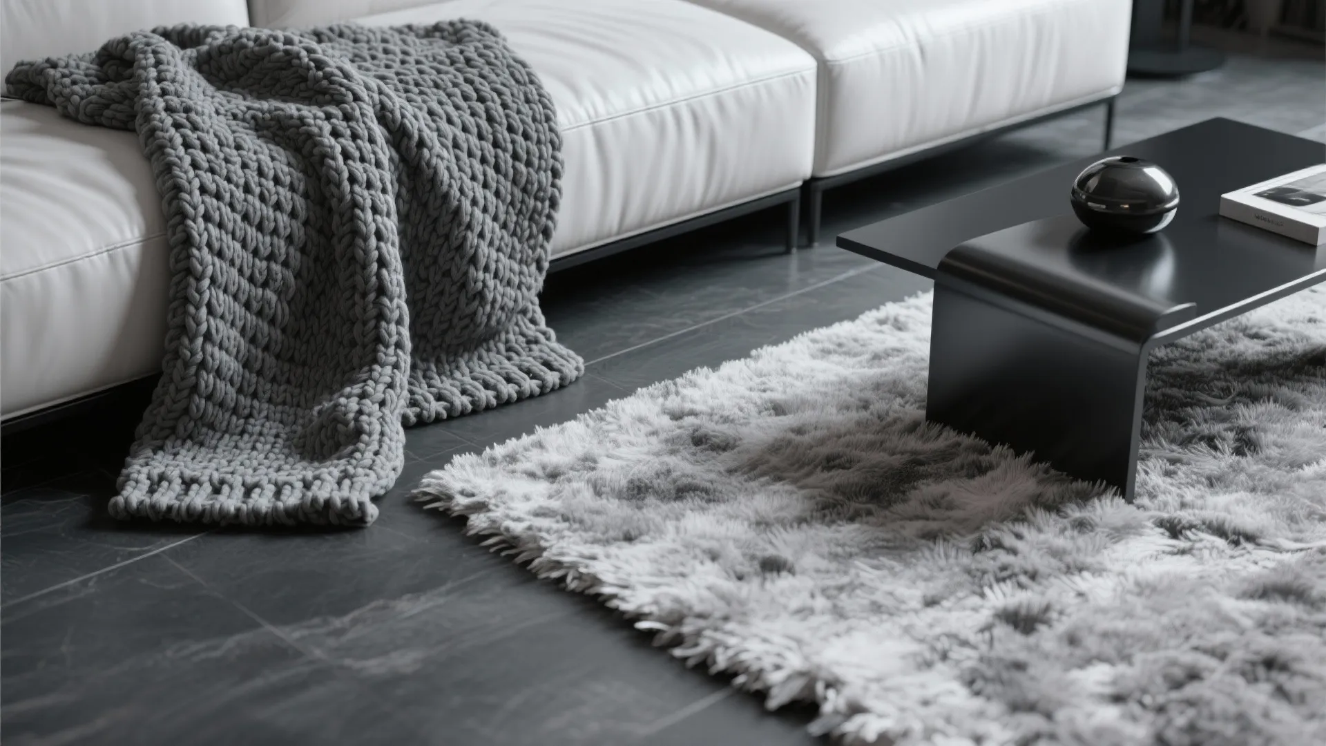 4. Layered Monochrome Textures