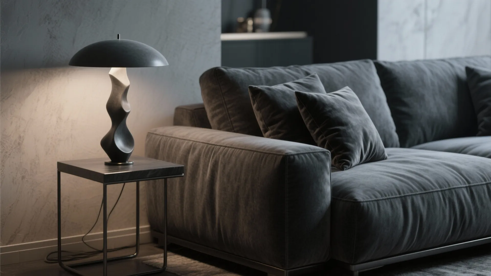 2. Monochrome Luxe with Layered Textures