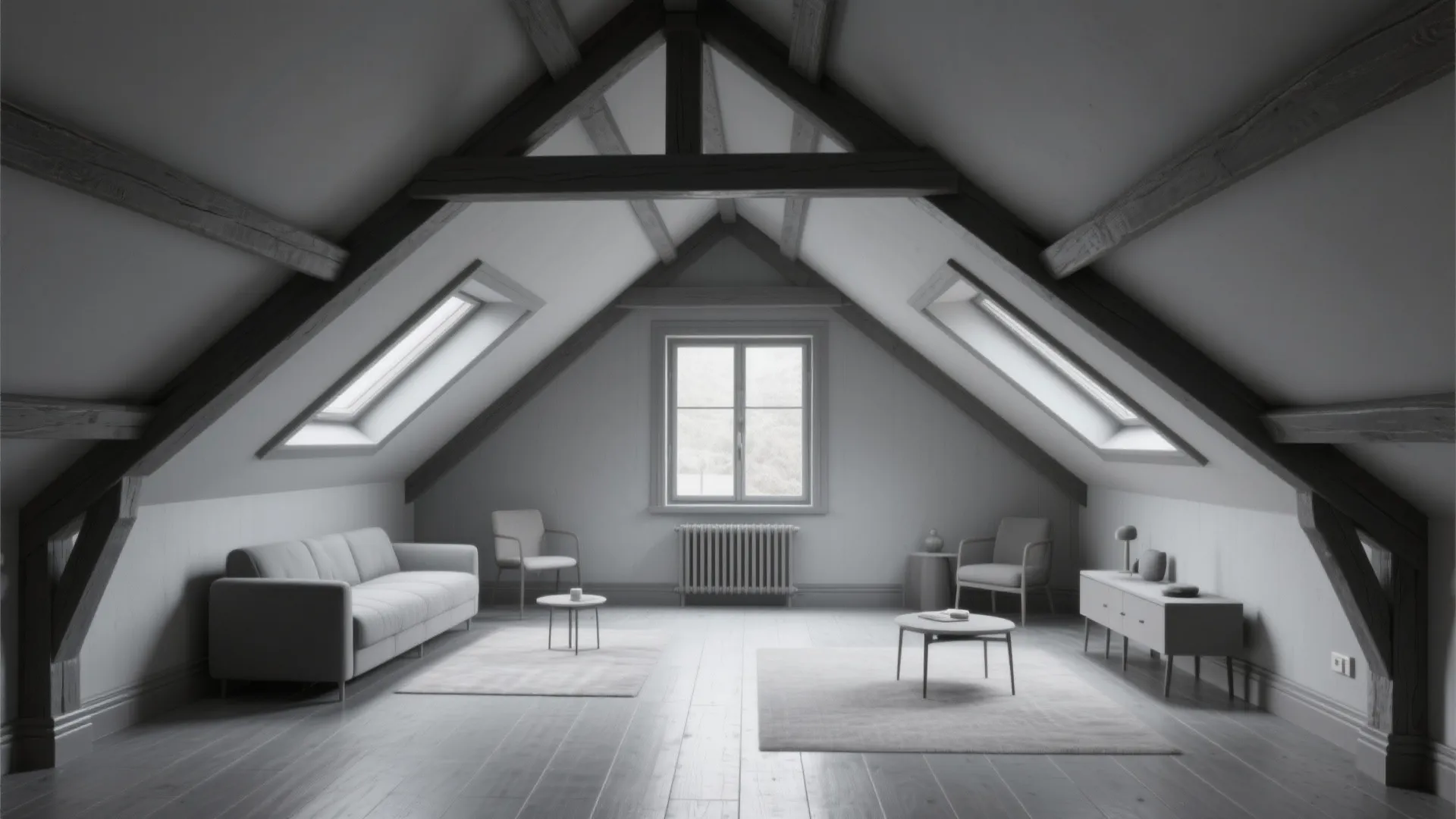 4. Monochrome with Accent Trim