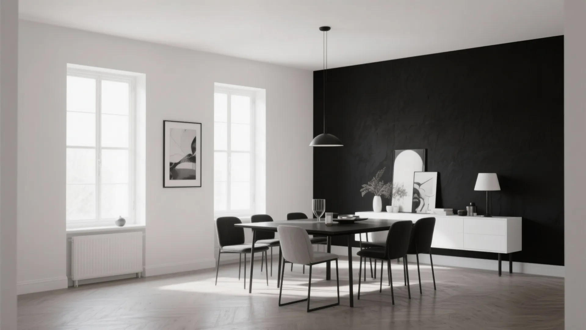 #1 Monochrome Walls with a Twist