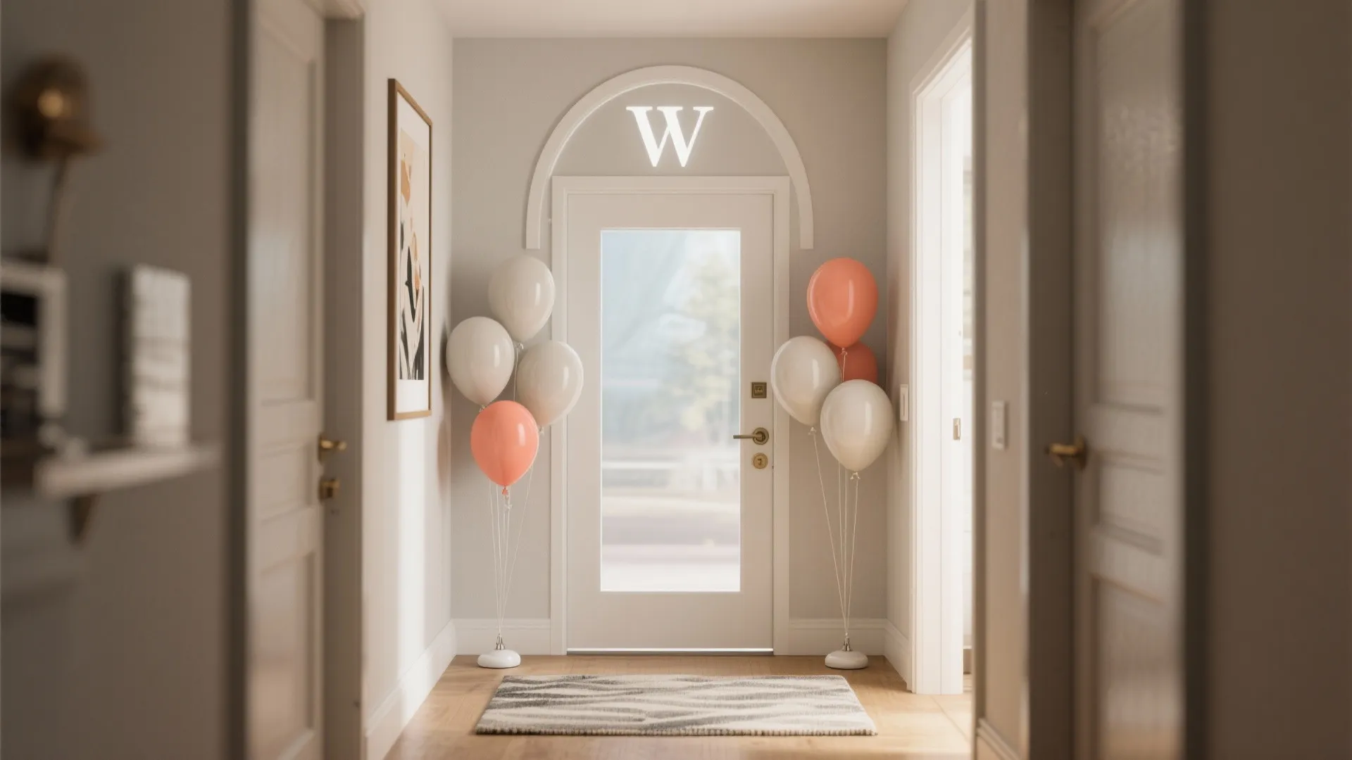 Monogram Mini-Arch at the Entry