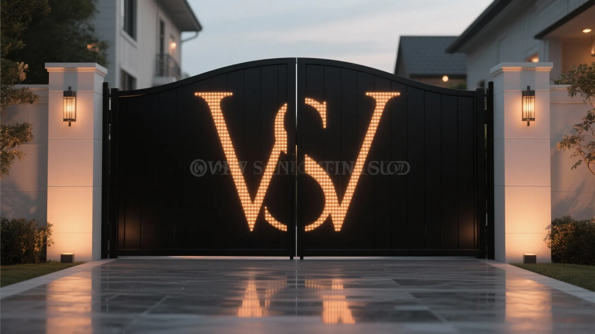 Monogram Portal With Smart Lighting Cues
