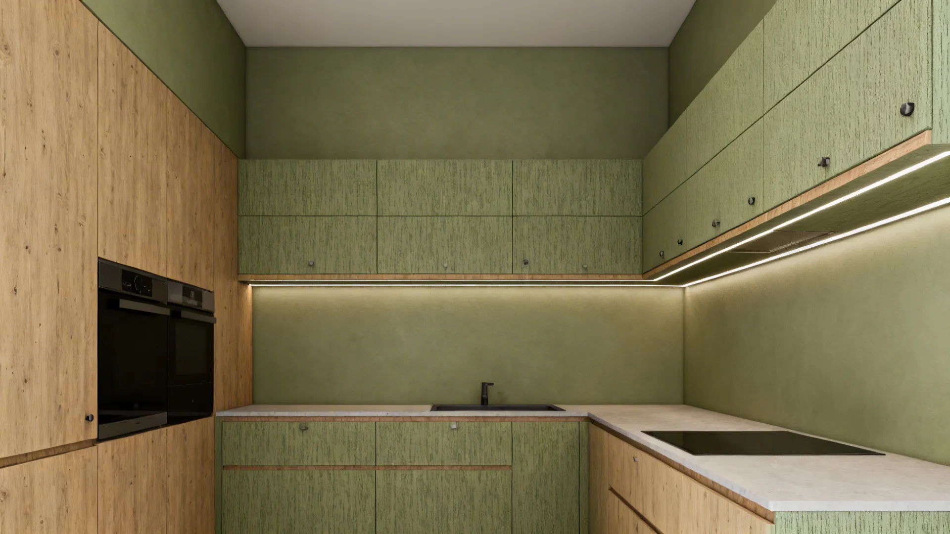 Idea 5: Color-drenched monotone with micro-texture