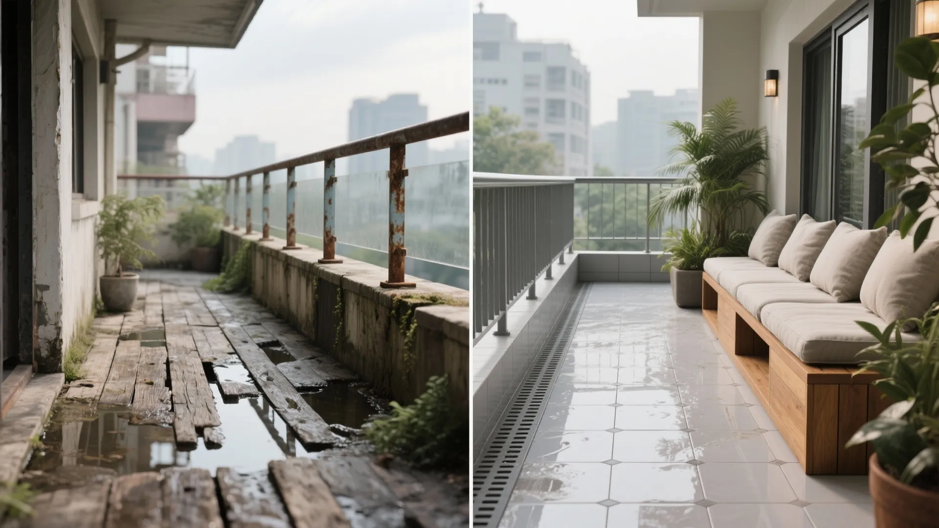 Monsoon-Smart Surfaces and Storage