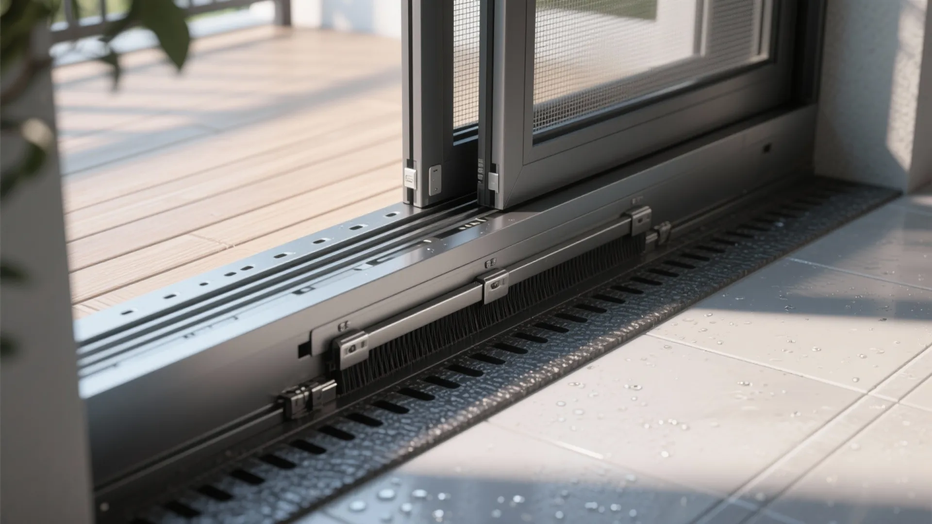 Monsoon-smart sills, seals, and screens