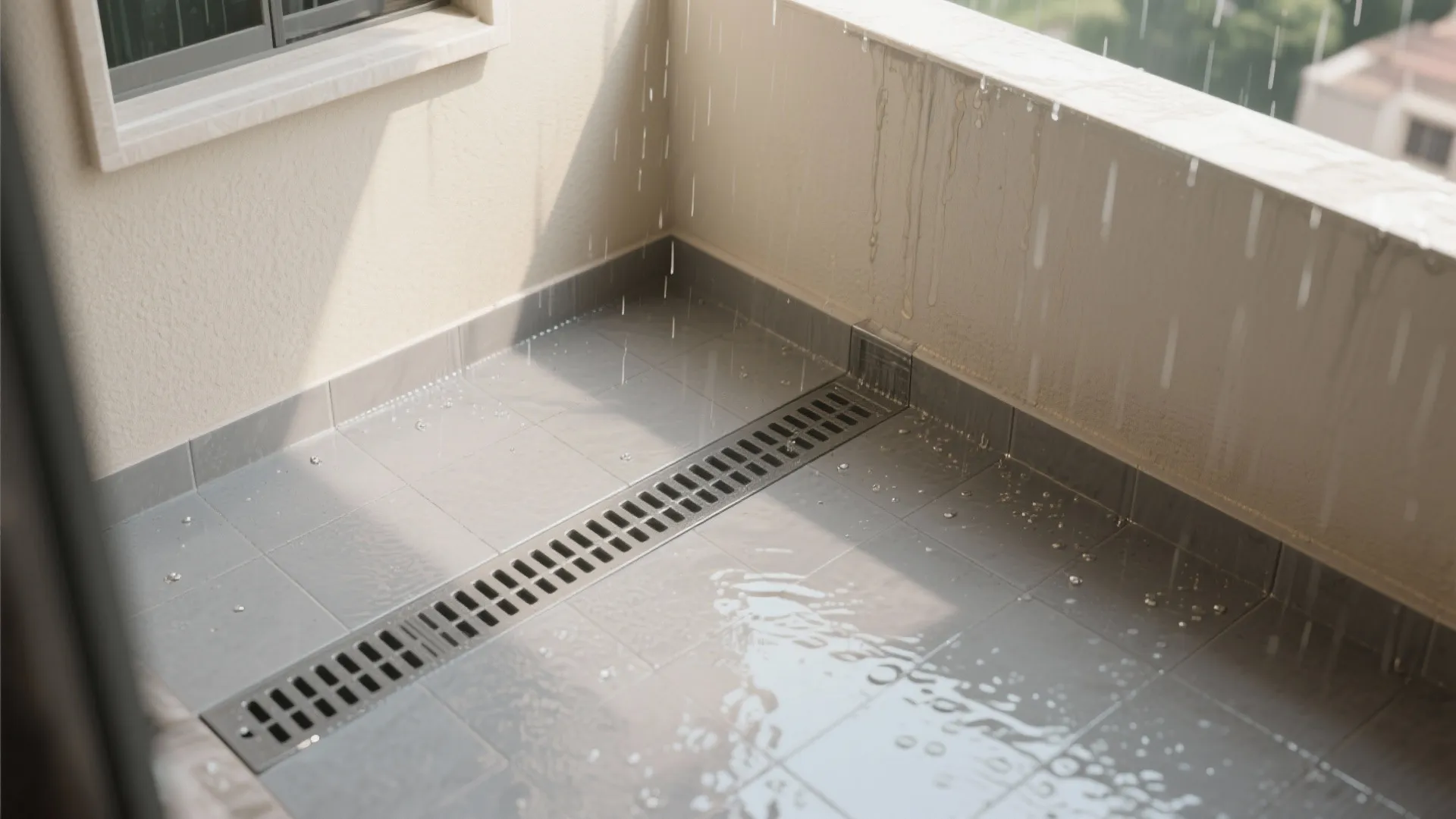 Monsoon-smart flooring and drainage